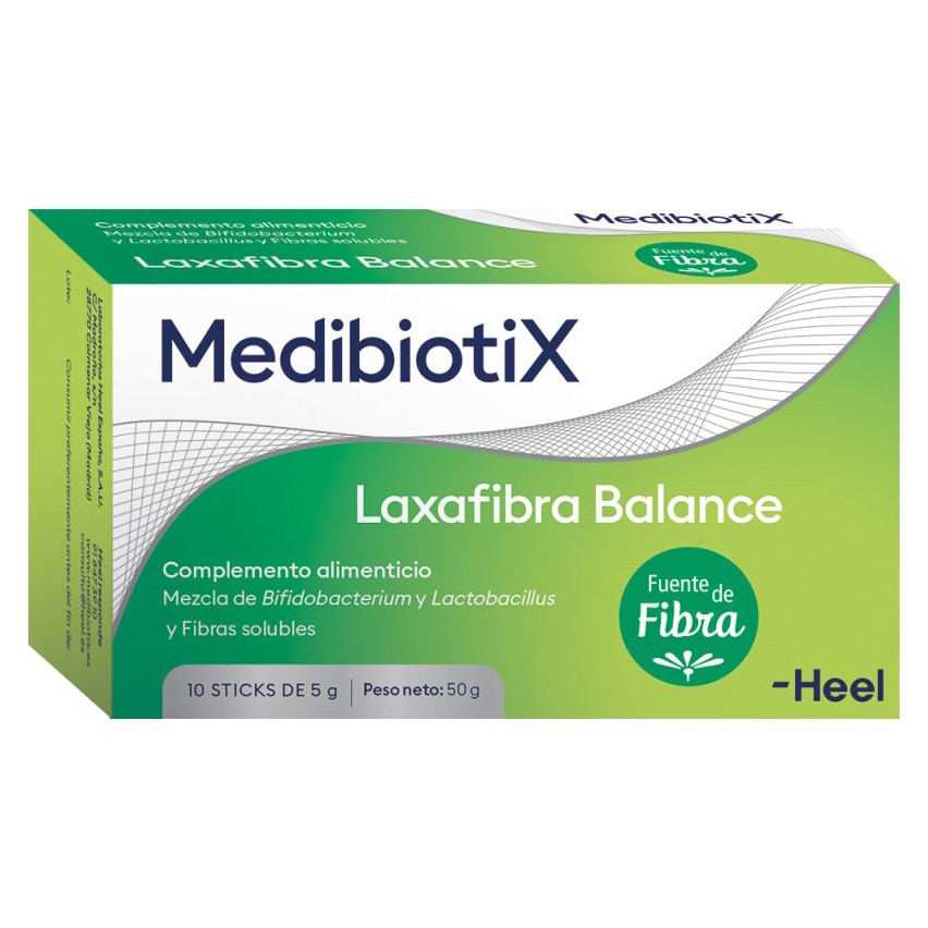 Mediobiotix Laxafibra Balance Heel 10 sticks Imagen de Mediobiotix Laxafibra Balance Heel 10 sticks