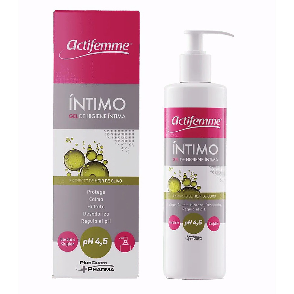 Actifemme gel íntimo pH 8 200ml Imagen de Actifemme gel íntimo pH 8 200ml