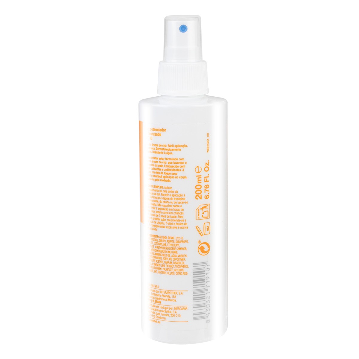 Imagen de Interapothek solar aceite potenciador del bronceado spf30 200ml