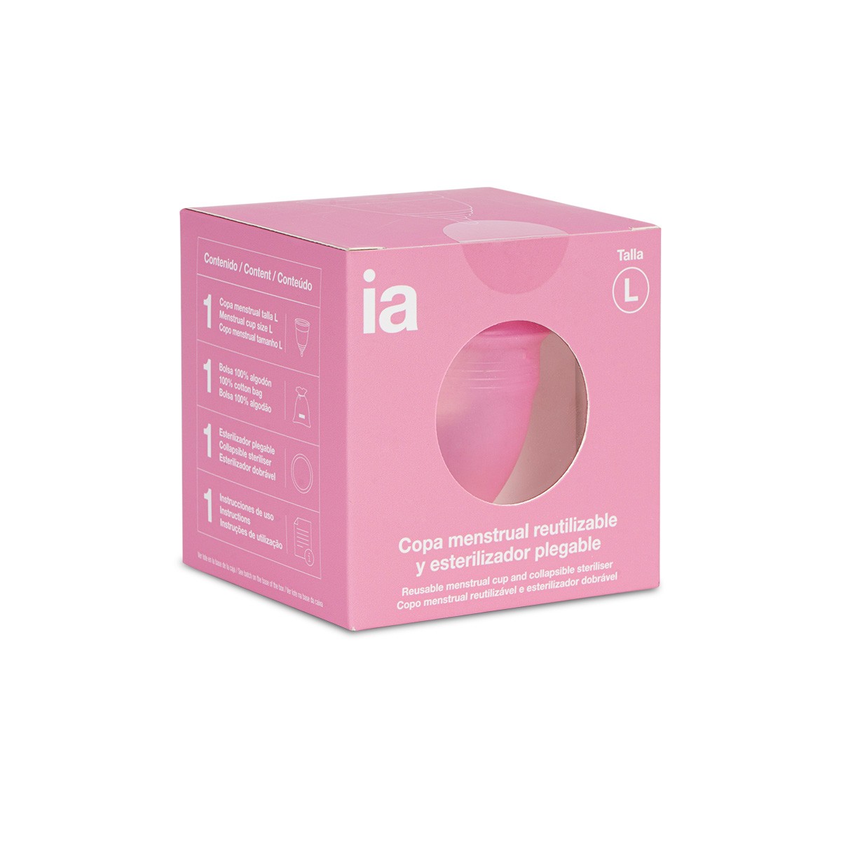 Interapothek copa menstrual talla L Imagen de Interapothek copa menstrual talla L