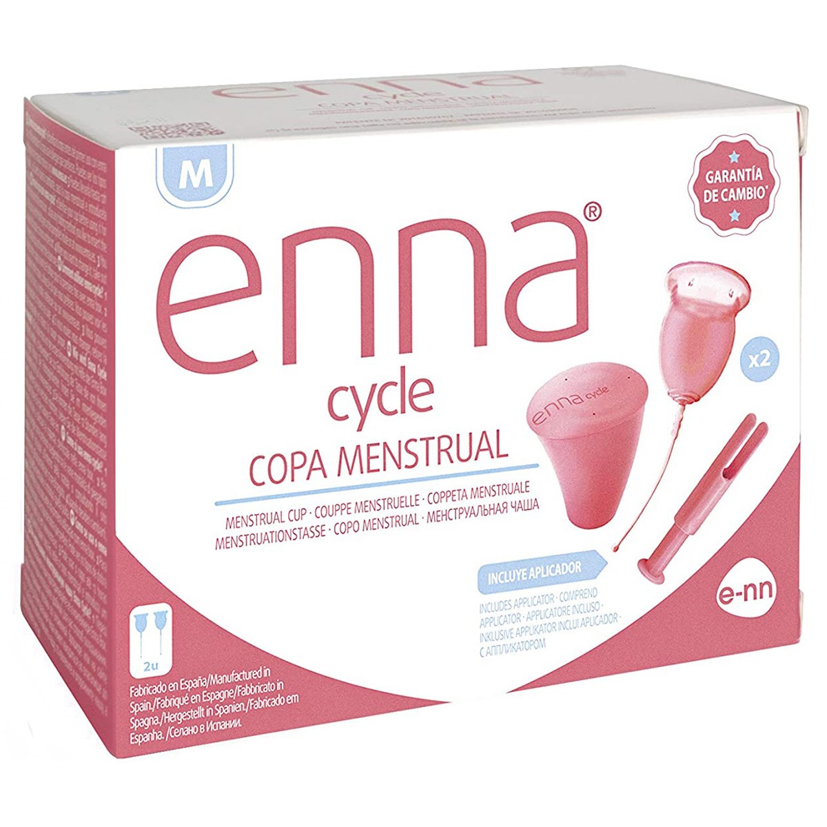 Enna Cycle copas menstruales + caja esterilizadora 2u Imagen de Enna Cycle copas menstruales + caja esterilizadora 2u