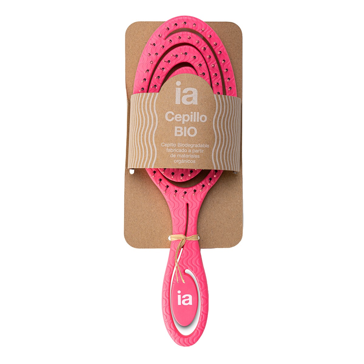 Imagen de Interapothek cepillo para pelo biodegradable rosa