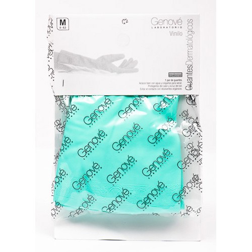GUANTES GENOCURE DERMAT VINILO MED 2 UDS Imagen de GUANTES GENOCURE DERMAT VINILO MED 2 UDS
