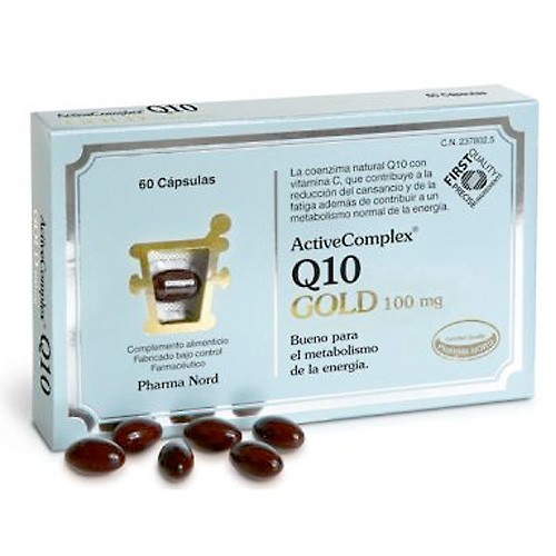 ACTIVE COMPLEX Q10 QUINONA 60 CAPS. Imagen de ACTIVE COMPLEX Q10 QUINONA 60 CAPS.