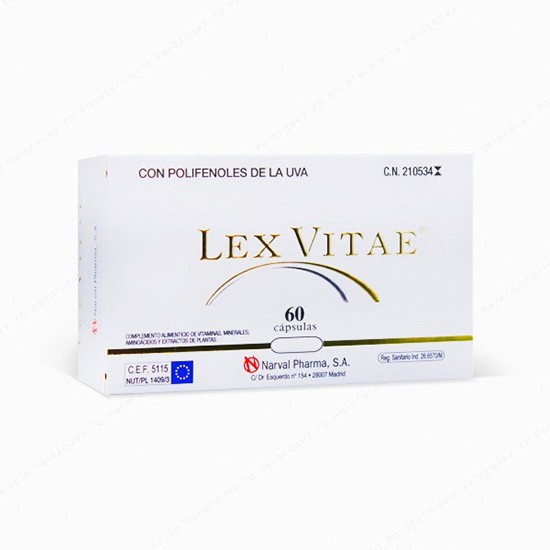 Lex vitae 60 capsulas Imagen de Lex vitae 60 capsulas