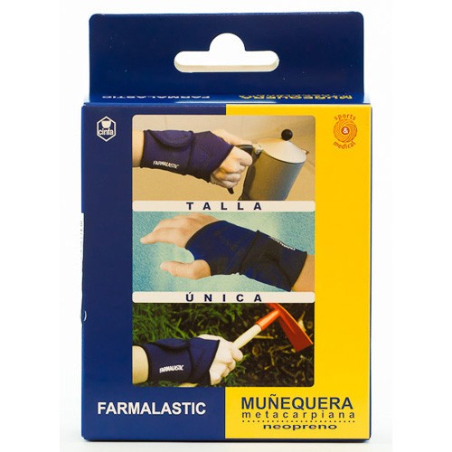 Farmalastic muñequera metacarpiana neopreno Talla única Imagen de Farmalastic muñequera metacarpiana neopreno Talla única
