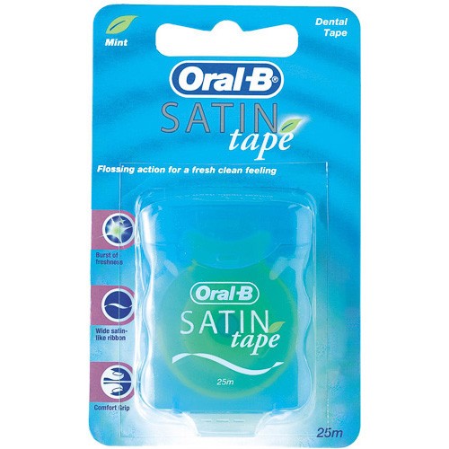 OralB Satin Tape Cinta dental Menta 25ml Imagen de OralB Satin Tape Cinta dental Menta 25ml