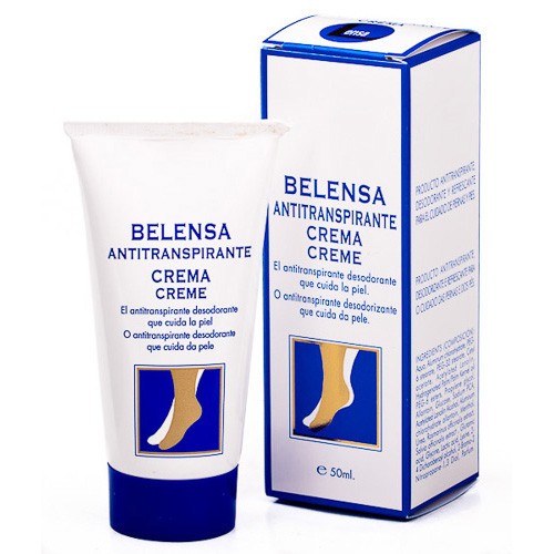 Belensa crema de pies antitranspirante 50ml Imagen de Belensa crema de pies antitranspirante 50ml