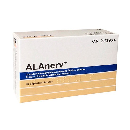 Alanerv 20 cápsulas Imagen de Alanerv 20 cápsulas
