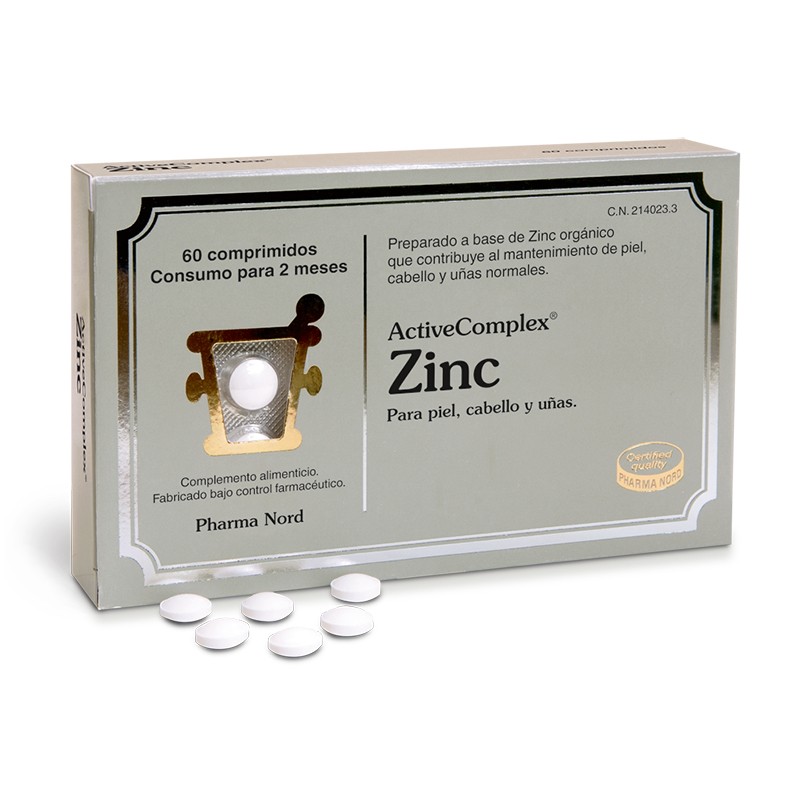 ACTIVE COMPLEX ZINC 60 COMPRIMIDOS Imagen de ACTIVE COMPLEX ZINC 60 COMPRIMIDOS