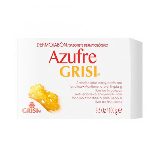 GRISI DERMOJABON AZUFRE ACNE 100 GR Imagen de GRISI DERMOJABON AZUFRE ACNE 100 GR