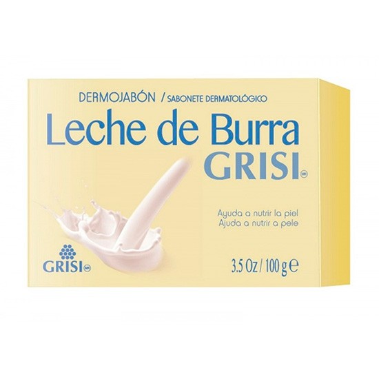 GRISI DERMOJABON LECHE DE BURRA 100 GR Imagen de GRISI DERMOJABON LECHE DE BURRA 100 GR