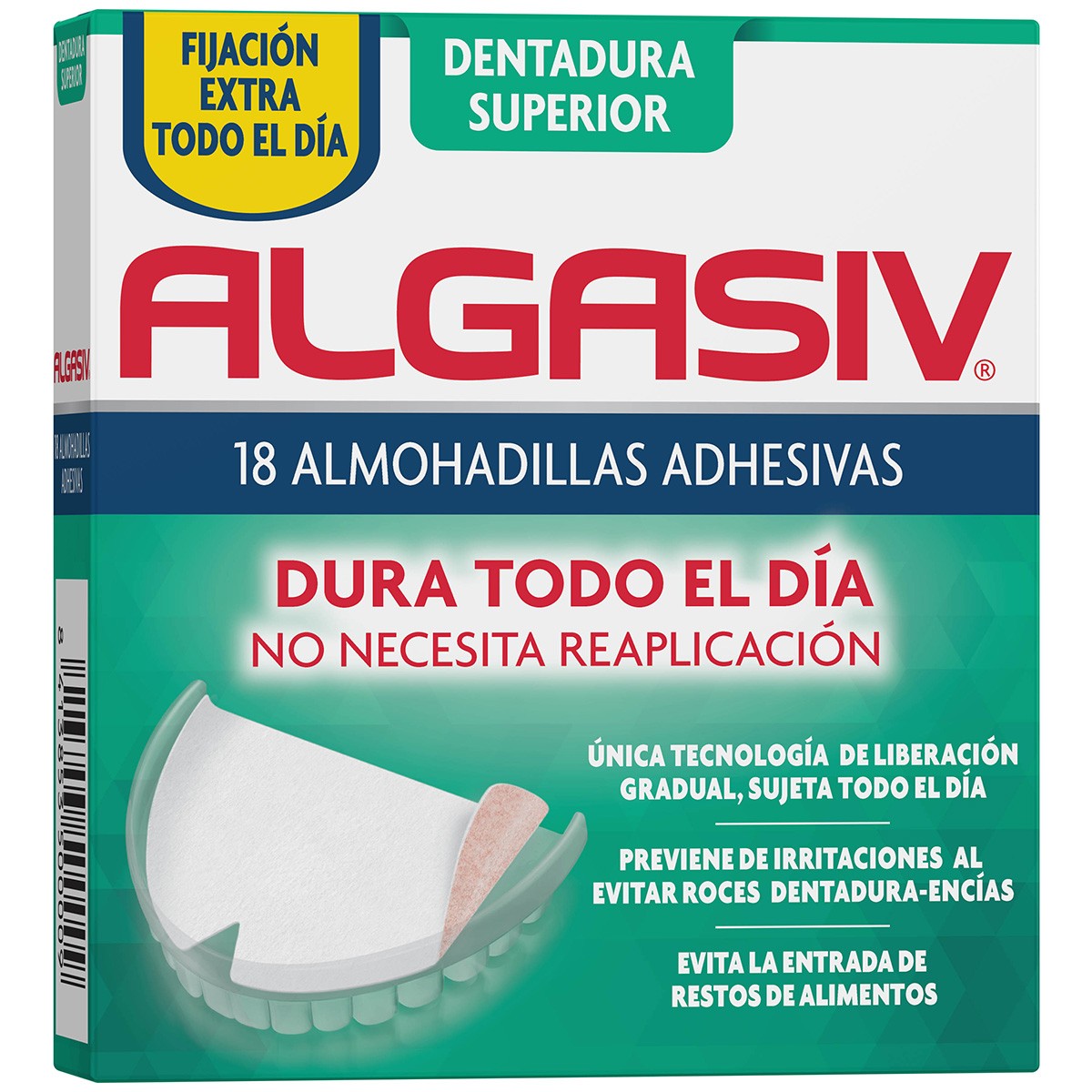 Algasiv almohadilla superior 18 uds Imagen de Algasiv almohadilla superior 18 uds