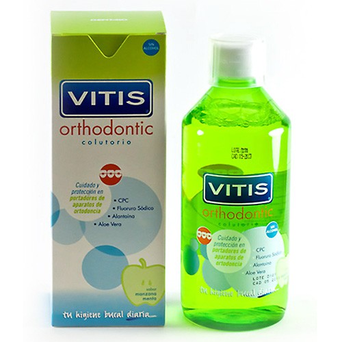 Vitis Orthodontic colutorio 500ml Imagen de Vitis Orthodontic colutorio 500ml
