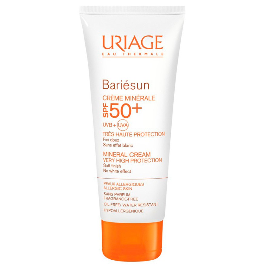 Uriage Bariesun crema mineral spf50+ 100ml Imagen de Uriage Bariesun crema mineral spf50+ 100ml
