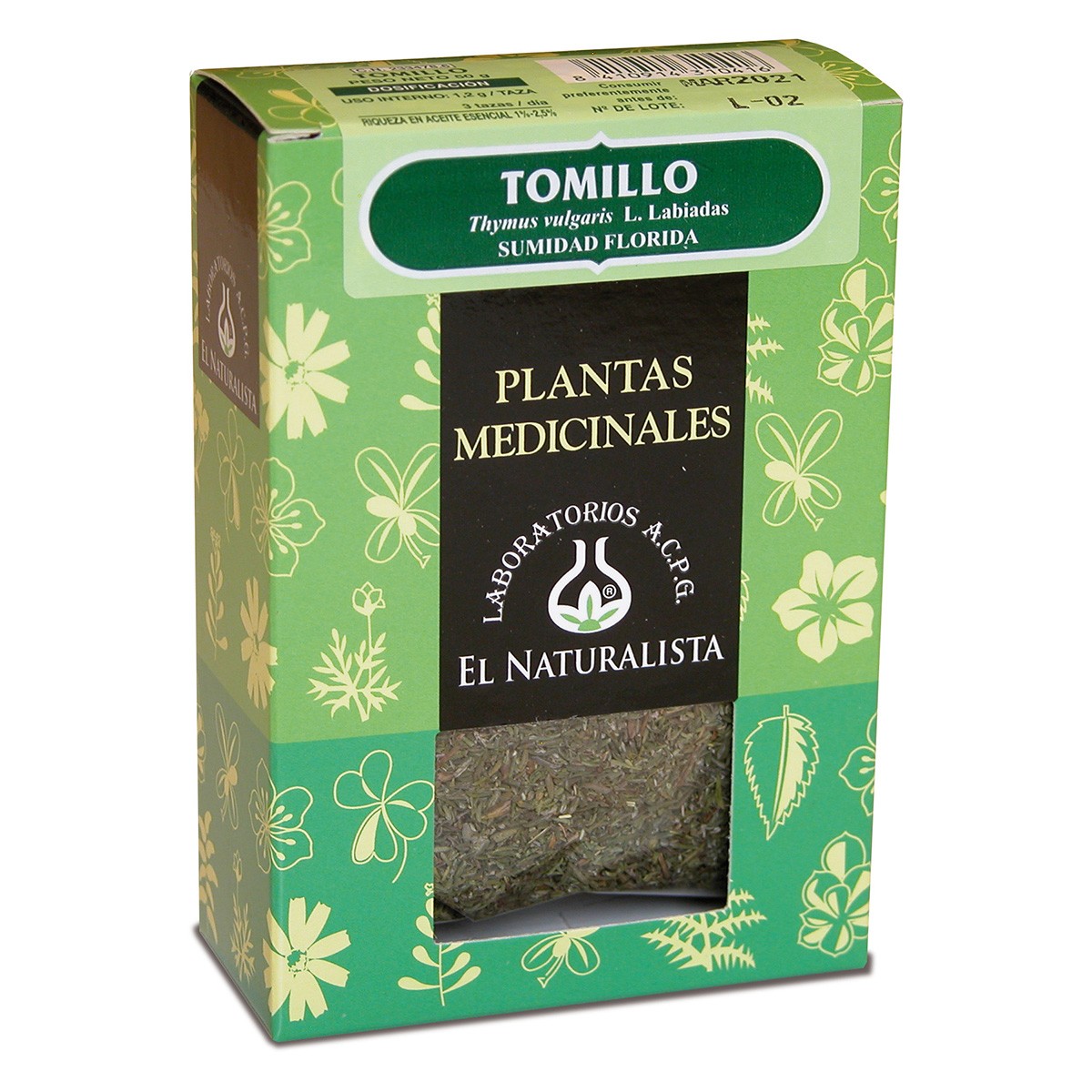 EL NATURALISTA TOMILLO 50 G. Imagen de EL NATURALISTA TOMILLO 50 G.