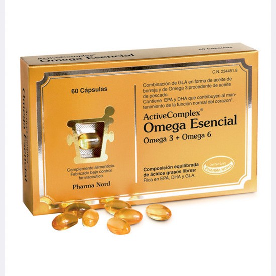 ACTIVE COMPLEX OMEGA ESENCIAL 60 CAPS Imagen de ACTIVE COMPLEX OMEGA ESENCIAL 60 CAPS