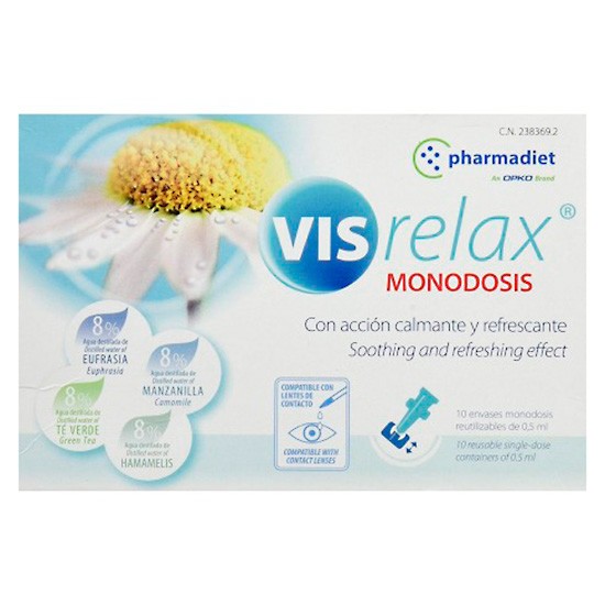 Pharmadiet vis relax masterdiet 10 monodosis x 0,5 ml Imagen de Pharmadiet vis relax masterdiet 10 monodosis x 0,5 ml