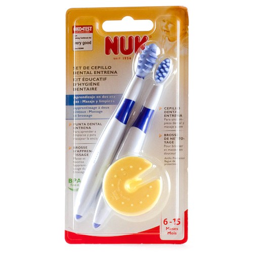 SET CEPILLO DENTAL NUK ENTRENA 2 UDS. Imagen de SET CEPILLO DENTAL NUK ENTRENA 2 UDS.
