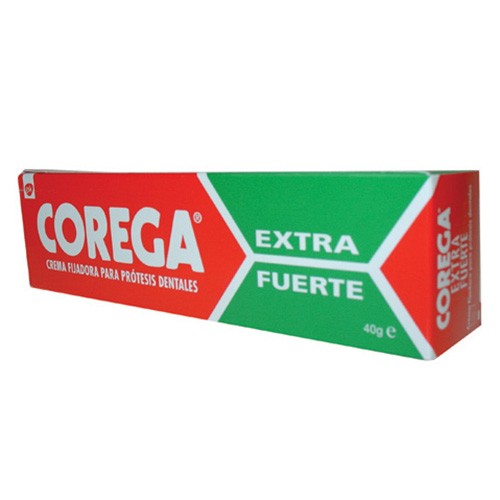 Corega extra fuerte crema sin zinc 40g Imagen de Corega extra fuerte crema sin zinc 40g