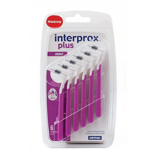 CEPILLO INTERPROX PLUS MAXI 6 UI. Imagen de CEPILLO INTERPROX PLUS MAXI 6 UI.