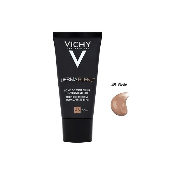 Vichy dermablend maquillaje gold nº45 30ml Imagen de Vichy dermablend maquillaje gold nº45 30ml