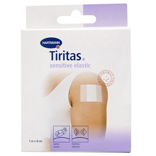 Hartmann tiritas Sensitive Elastic 1m x 8cm Imagen de Hartmann tiritas Sensitive Elastic 1m x 8cm