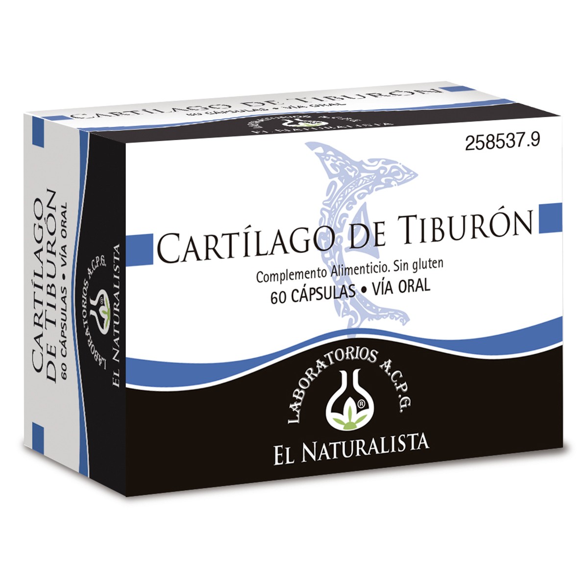EL NATURALISTA CARTILAGO TIBURON 60 CAPS Imagen de EL NATURALISTA CARTILAGO TIBURON 60 CAPS