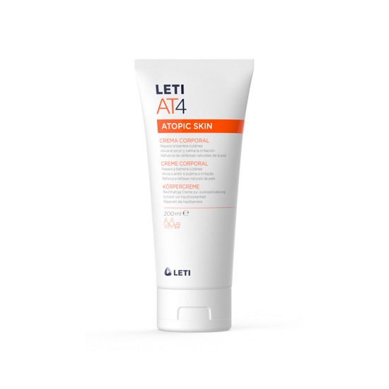 Leti AT4 crema emoliente 200ml Imagen de Leti AT4 crema emoliente 200ml