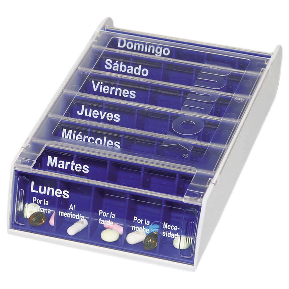 Prim Pastillero semanal azul I3100 Imagen de Prim Pastillero semanal azul I3100