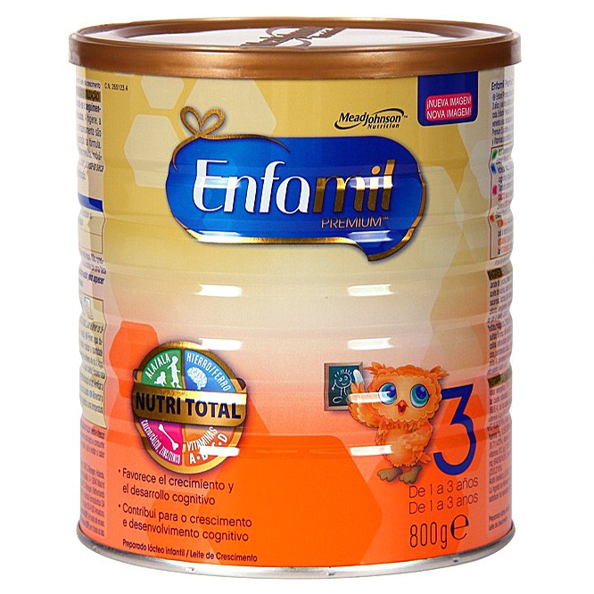 Enfamil 3 Premium leche de crecimiento 800g Imagen de Enfamil 3 Premium leche de crecimiento 800g