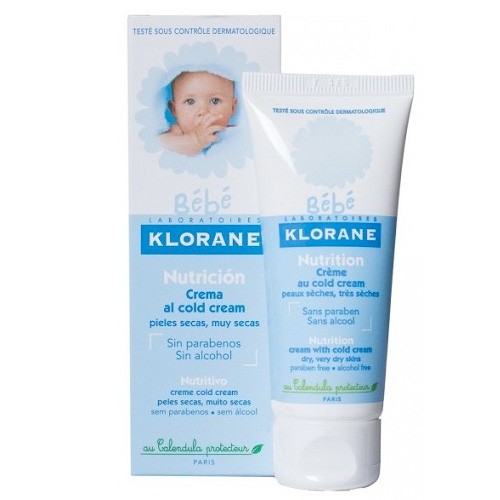 Klorane Bebé crema nutritiva al cold cream 40ml Imagen de Klorane Bebé crema nutritiva al cold cream 40ml