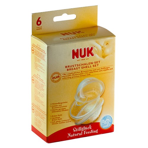 Nuk set de conchas ventiladas para el pecho 2u Imagen de Nuk set de conchas ventiladas para el pecho 2u