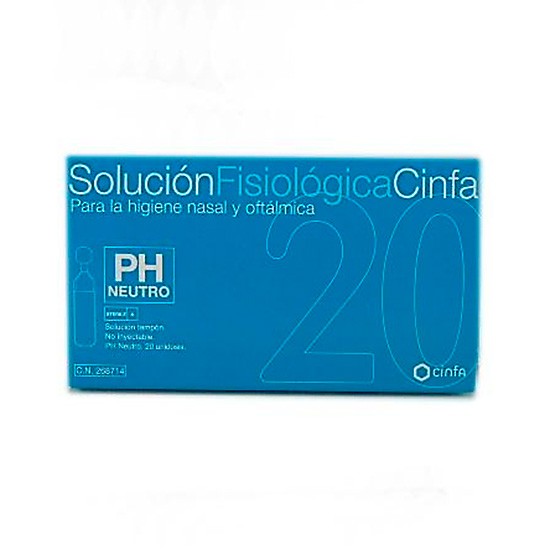 Cinfa solución fisiologica 20 unidosis Imagen de Cinfa solución fisiologica 20 unidosis