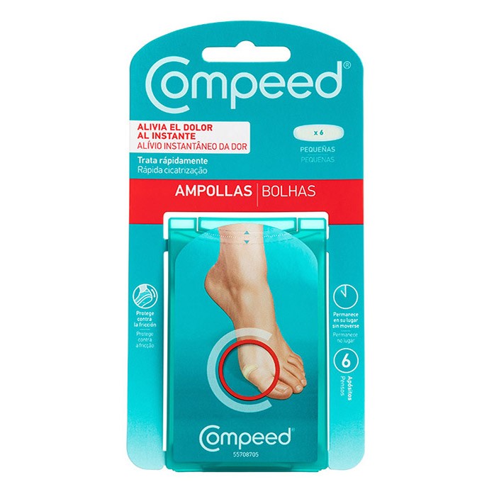 Compeed tiras ampollas pequeño 6 uds Imagen de Compeed tiras ampollas pequeño 6 uds