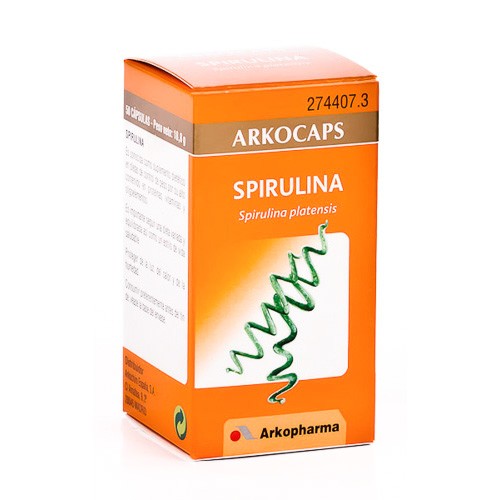 Arkopharma Arkocápsulas spirulina 48 cápsulas Imagen de Arkopharma Arkocápsulas spirulina 48 cápsulas