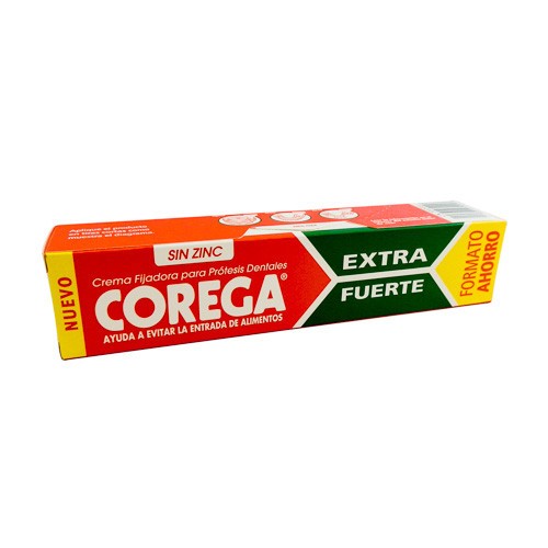Corega Extra Fuerte crema fijadora para prótesis dentales 70g Imagen de Corega Extra Fuerte crema fijadora para prótesis dentales 70g