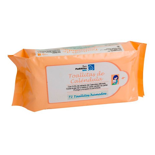 Dhu Calenduflor Baby toallitas de caléndula 72uds Imagen de Dhu Calenduflor Baby toallitas de caléndula 72uds