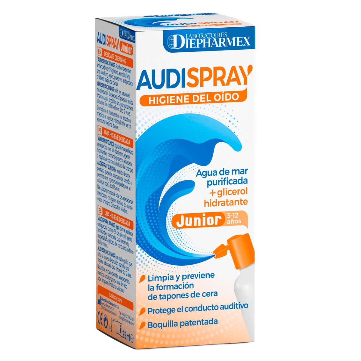 Audispray junior limpieza oidos 25ml Imagen de Audispray junior limpieza oidos 25ml