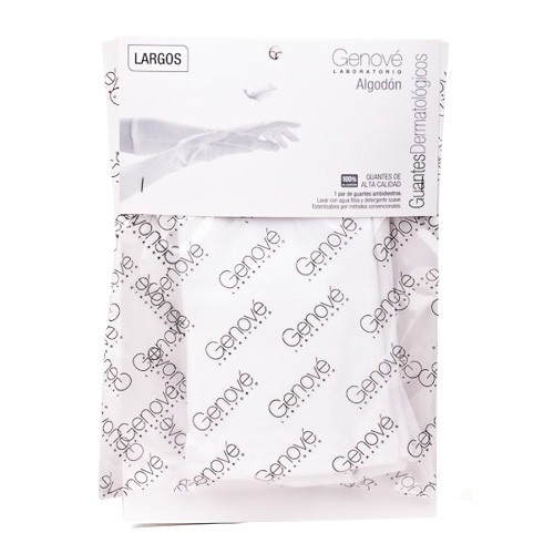 GUANTES GENOCURE DERMAT ALGODON GDE 2UDS Imagen de GUANTES GENOCURE DERMAT ALGODON GDE 2UDS
