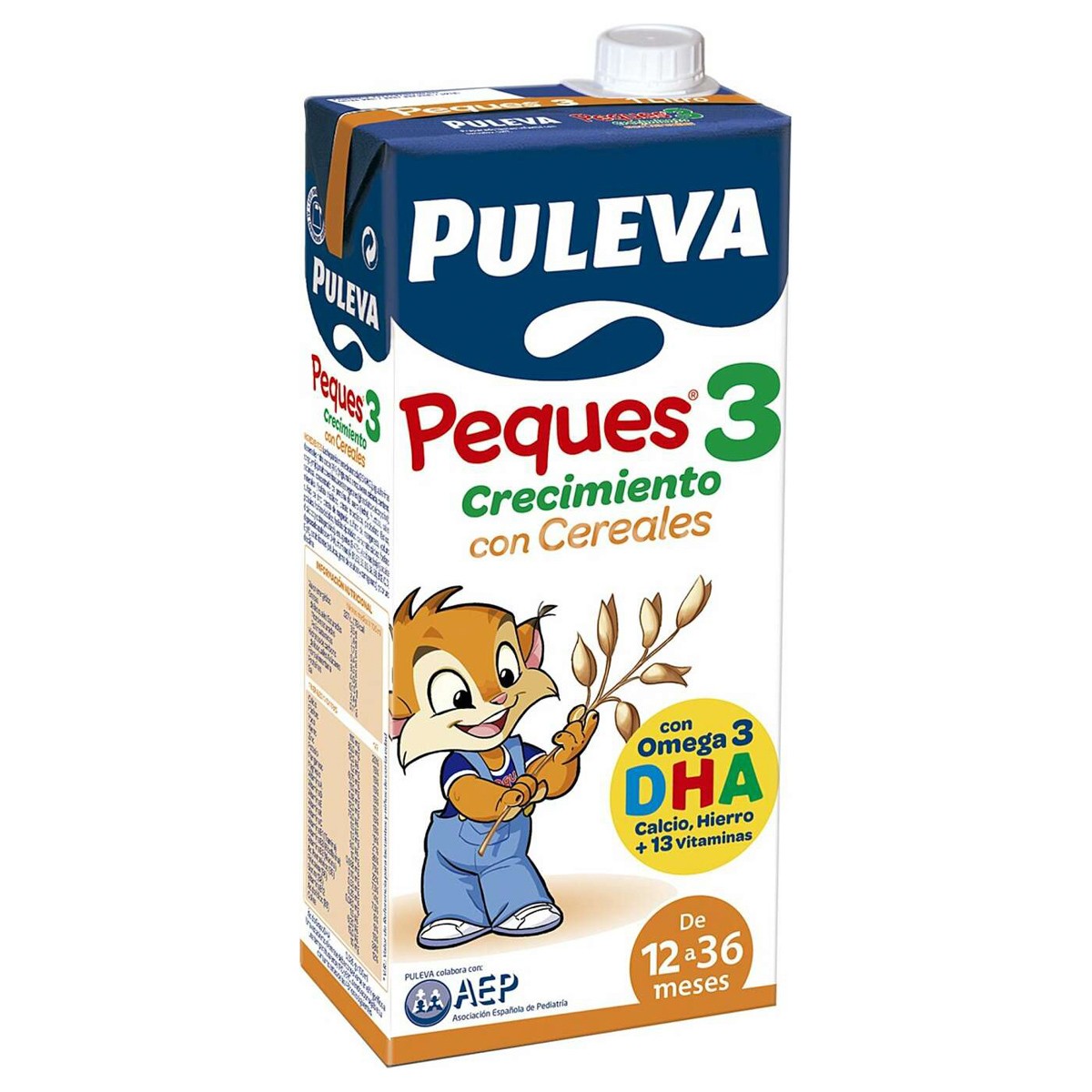 Puleva peques 3 crecimiento cereal 6x1000ml Imagen de Puleva peques 3 crecimiento cereal 6x1000ml