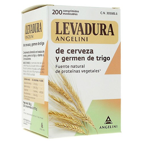 Levadura cerveza germen de trigo 200comprimidos Imagen de Levadura cerveza germen de trigo 200comprimidos