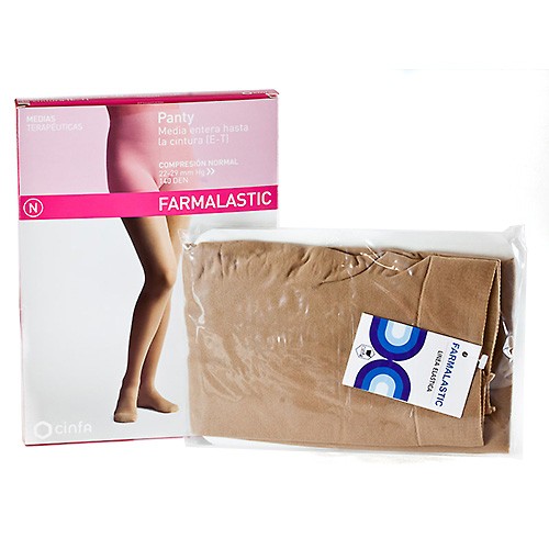 Imagen de Farmalastic Panty Normal talla Reina Plus camel