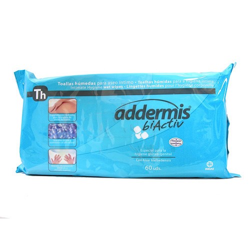 Addermis adultos toallitas aloe vera 60u Imagen de Addermis adultos toallitas aloe vera 60u