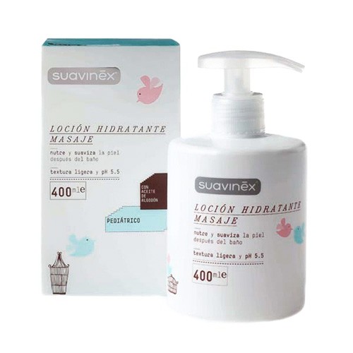 Suavinex Loción hidratante masaje 400ml Imagen de Suavinex Loción hidratante masaje 400ml
