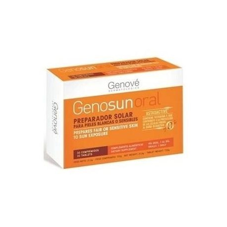 GENOSUN ORAL 30 COMPRIMIDOS Imagen de GENOSUN ORAL 30 COMPRIMIDOS