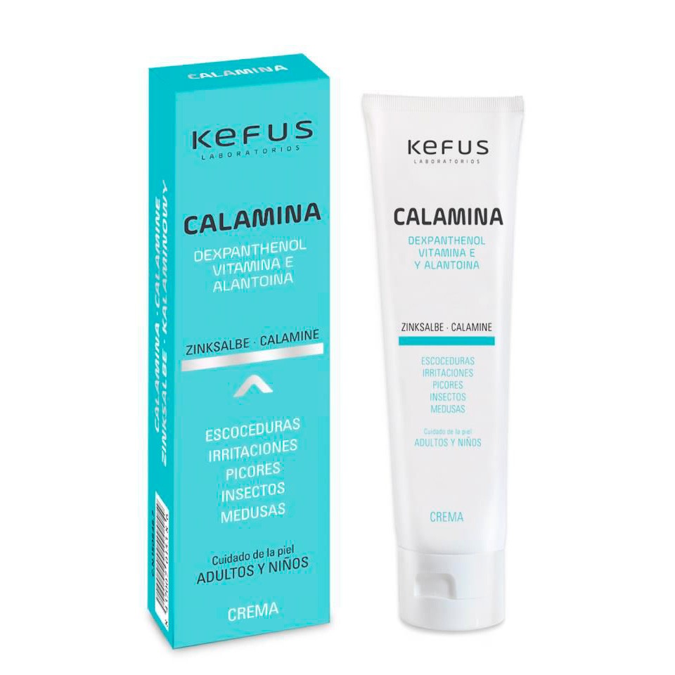 Kefus loción calamina crema 80 gr Imagen de Kefus loción calamina crema 80 gr