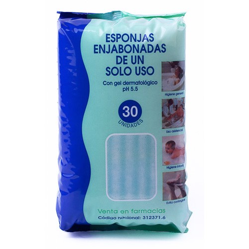 Imagen de BEGOBAÑO ESPONJA JABONOSA 170 GR 30 UDS