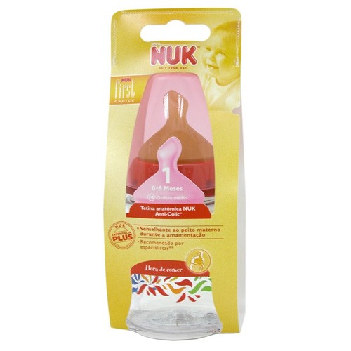 Nuk First Choice+ biberón de látex y boca ancha 150ml Imagen de Nuk First Choice+ biberón de látex y boca ancha 150ml