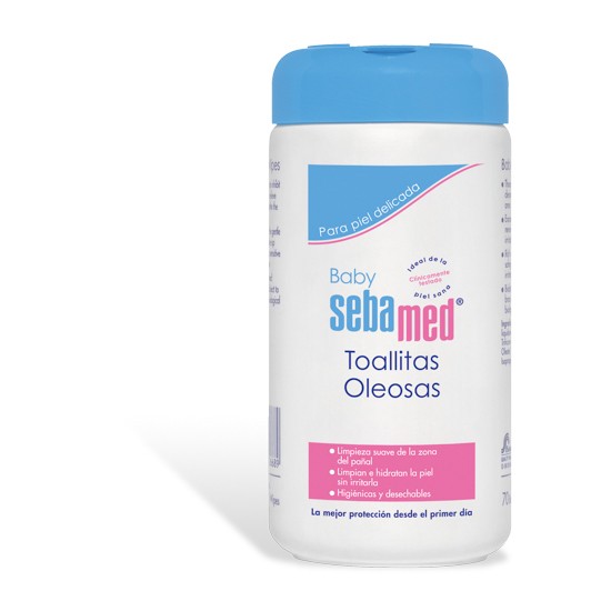Sebamed Baby toallitas oleosas 70 ud Imagen de Sebamed Baby toallitas oleosas 70 ud